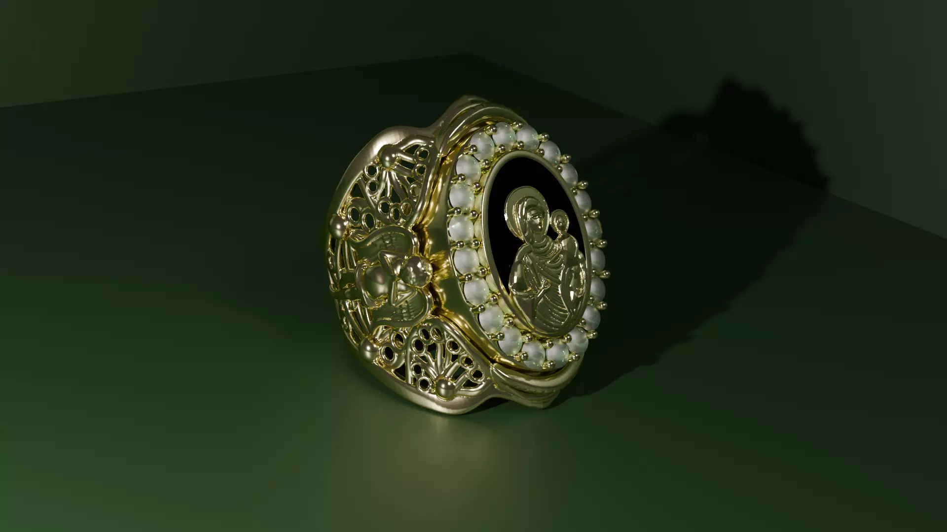 Mary Big Signet Free 3D print model