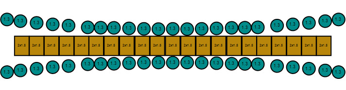 Custom Baguette Single Row Band - Baguette Single Row Band 3D print model_17