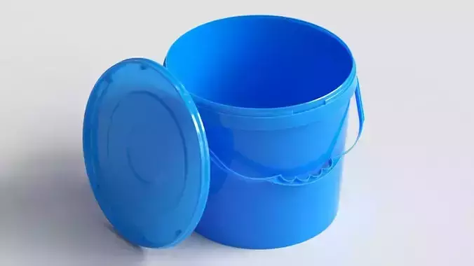 Plastic Bucket 3D model 