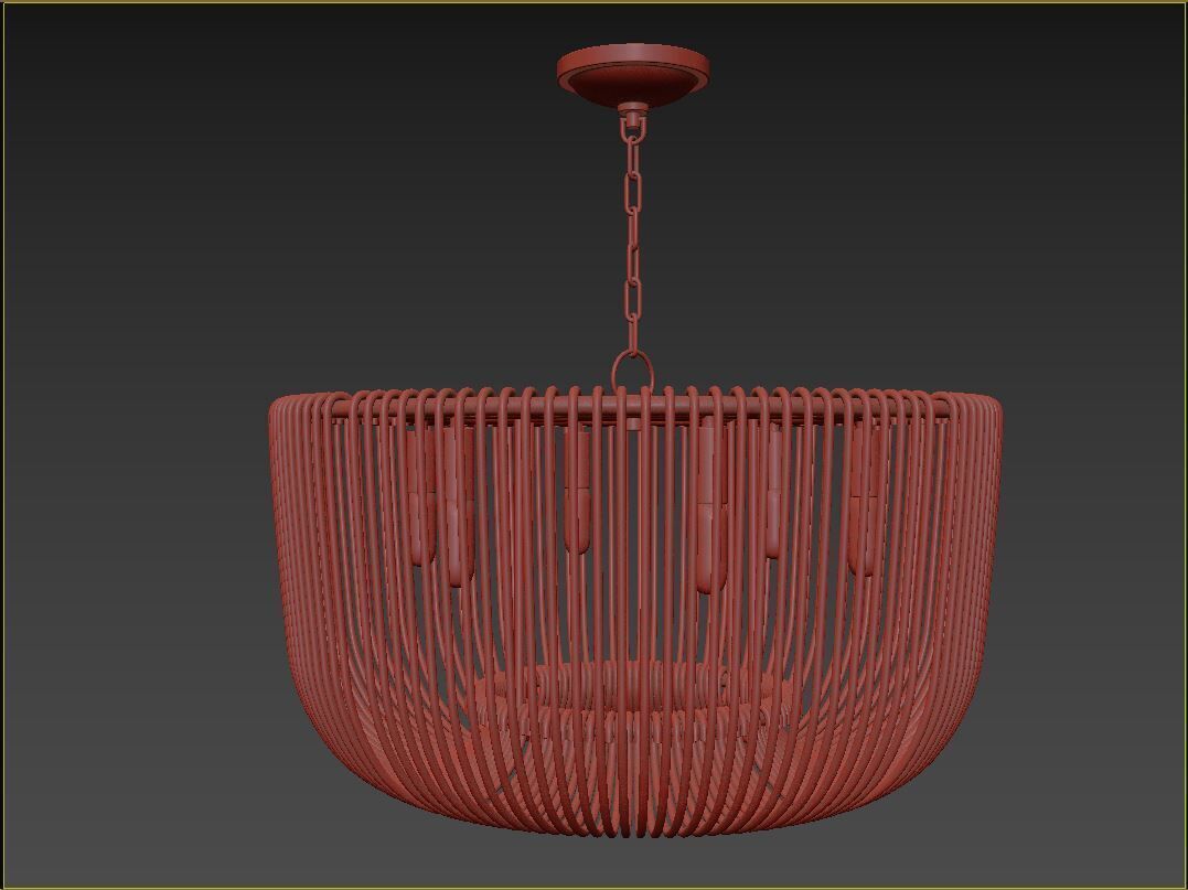Pierce Medium Pendant 3D model_3