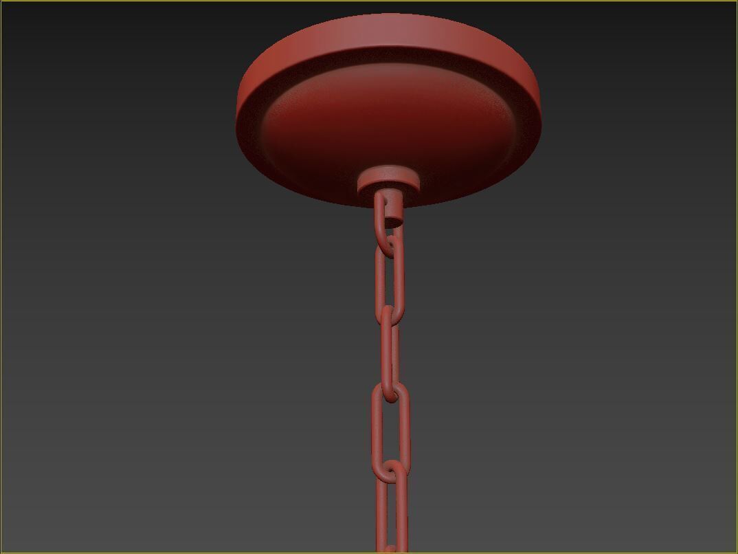 Pierce Medium Pendant 3D model_9