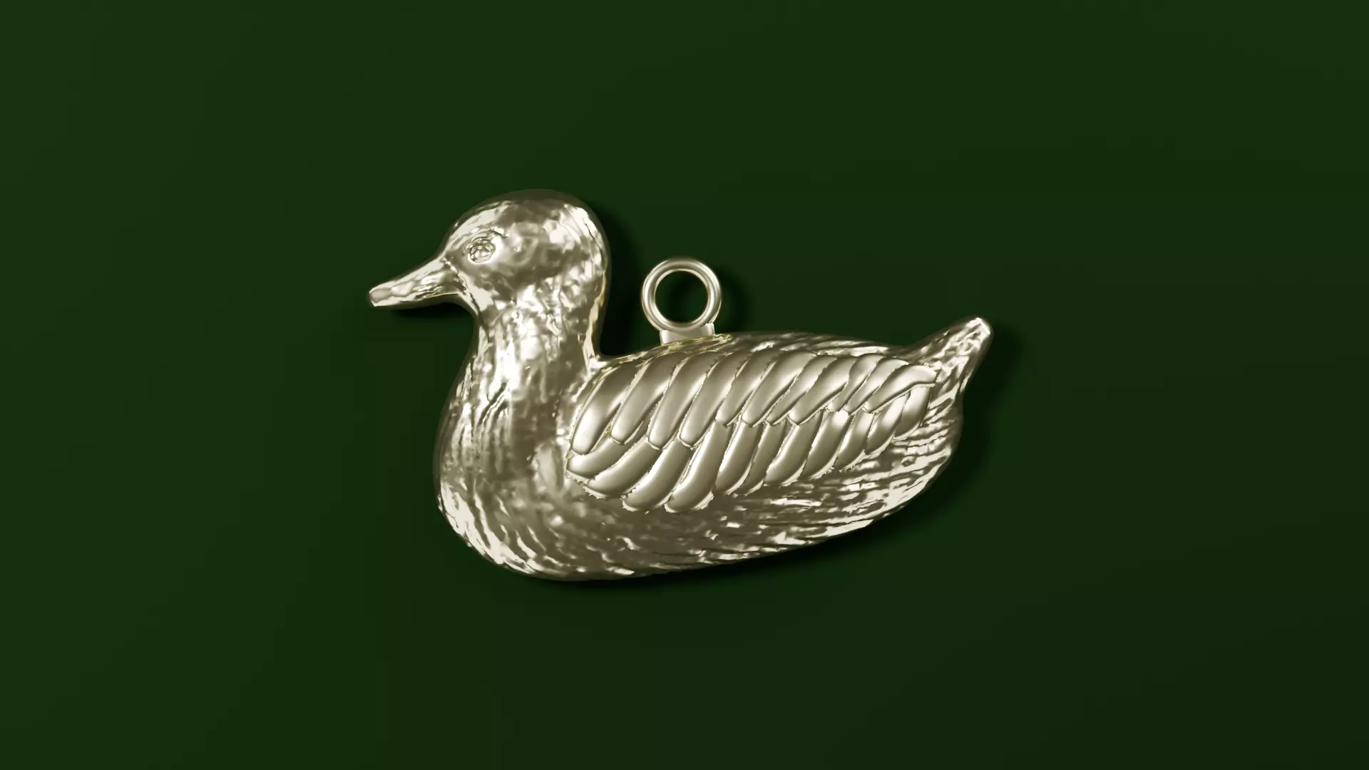 Duck Pendant Free 3D print model