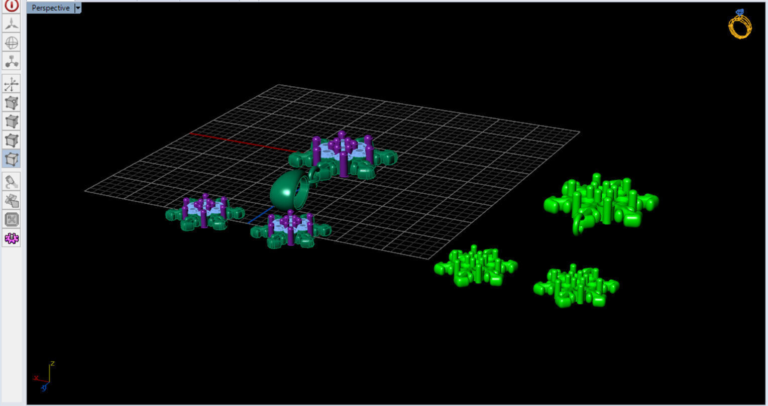 snow half set jewelry  3D print model_22