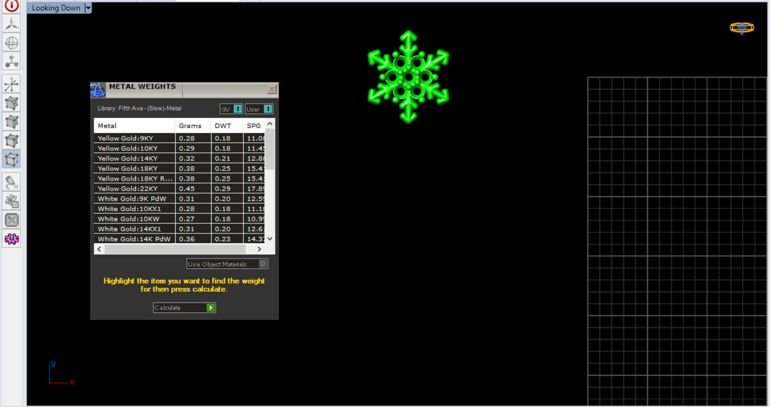 snow half set jewelry  3D print model_9