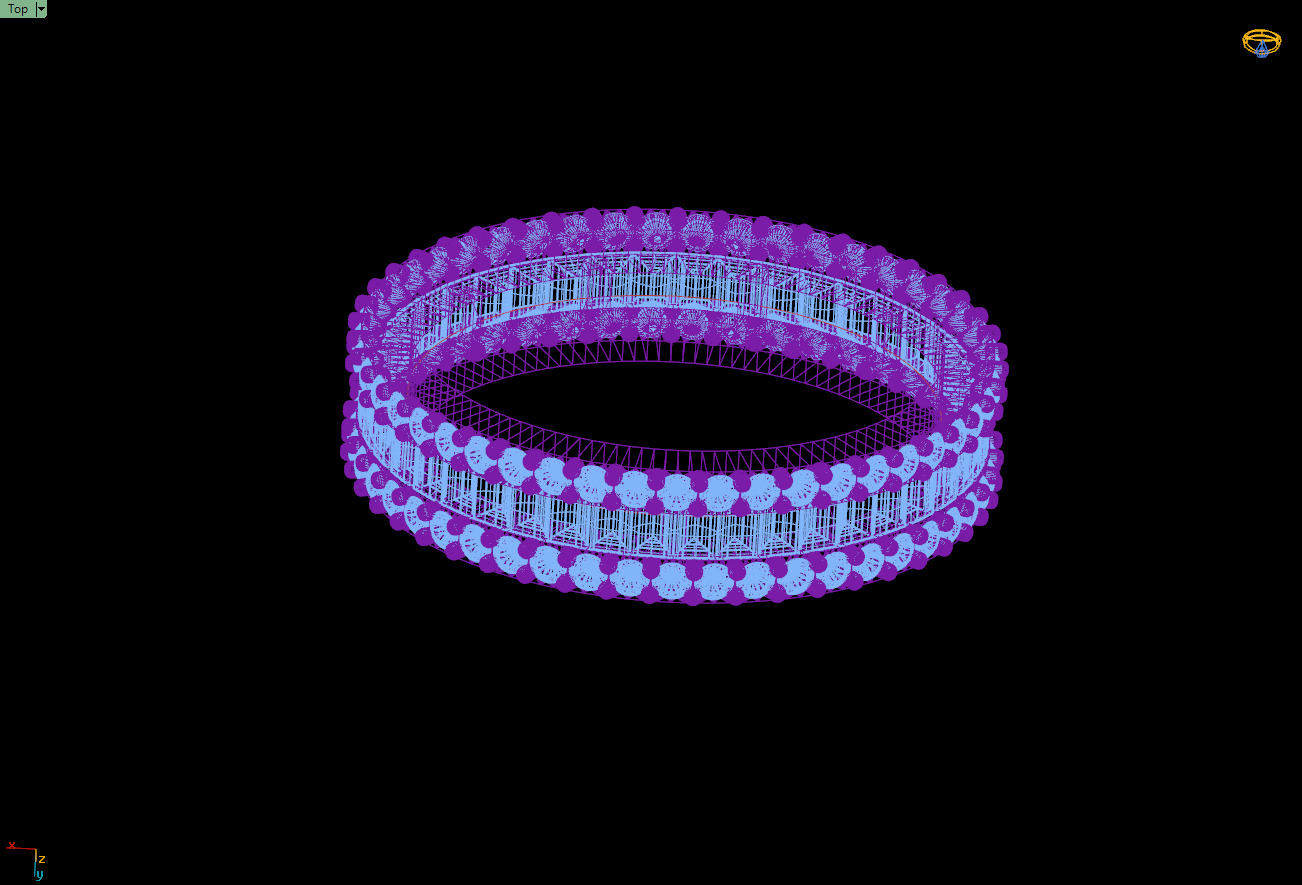 Custom Baguette Single Row Eternity Band-Baguette Eternity Band 3D print model_11