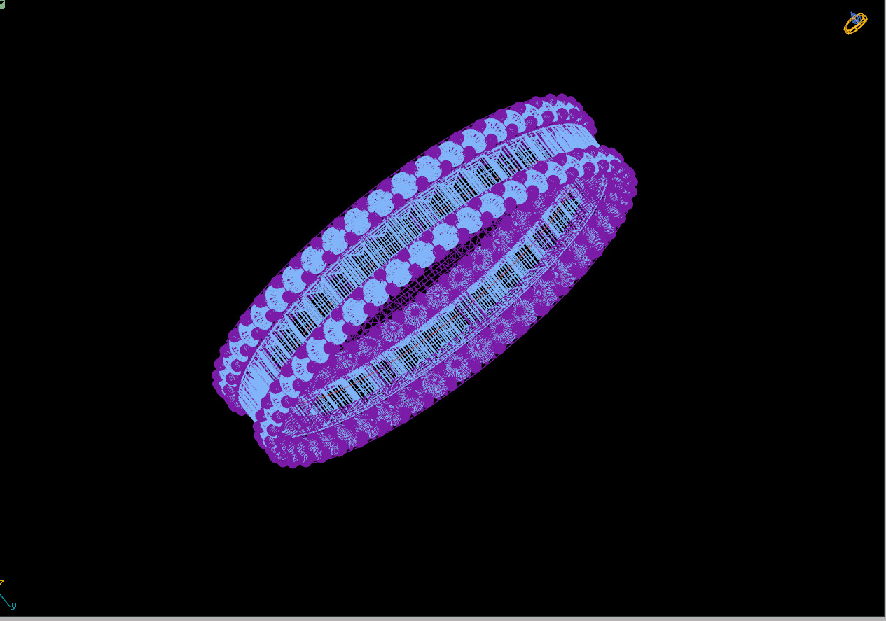 Custom Baguette Single Row Eternity Band-Baguette Eternity Band 3D print model_10