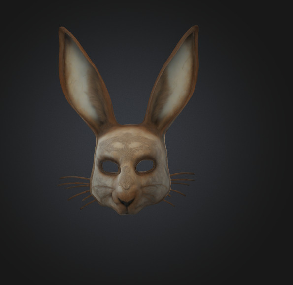 Hare Mask 3D model_2