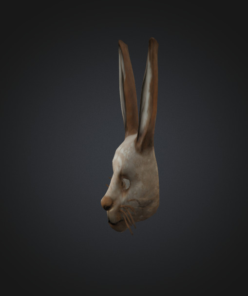 Hare Mask 3D model_1