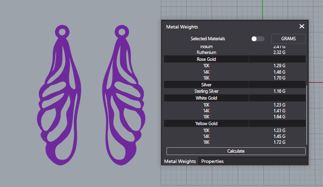 3d printing earring leaf printable 3dmodel STL and 3dm 3D print model_11