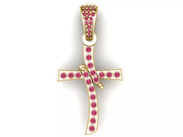 CROSS DESIGN PENDANT 3D PRINTABLE MODEL  3D print model_0