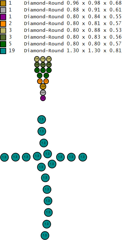 CROSS DESIGN PENDANT 3D PRINTABLE MODEL  3D print model_6