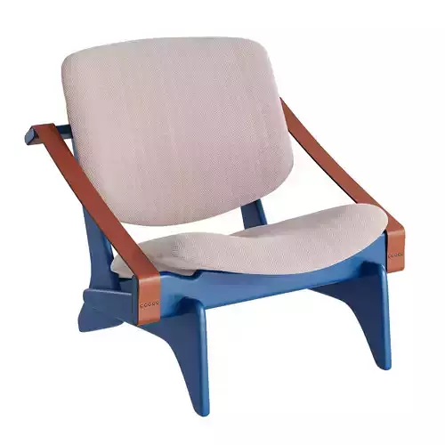 1958 Olof Ottelin Jumbo Armchair blue  