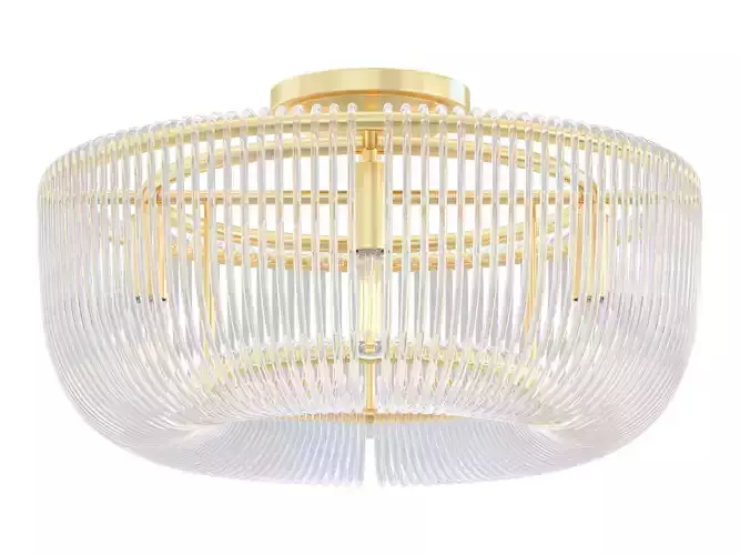 Pierce Medium Flush Mount 3D model