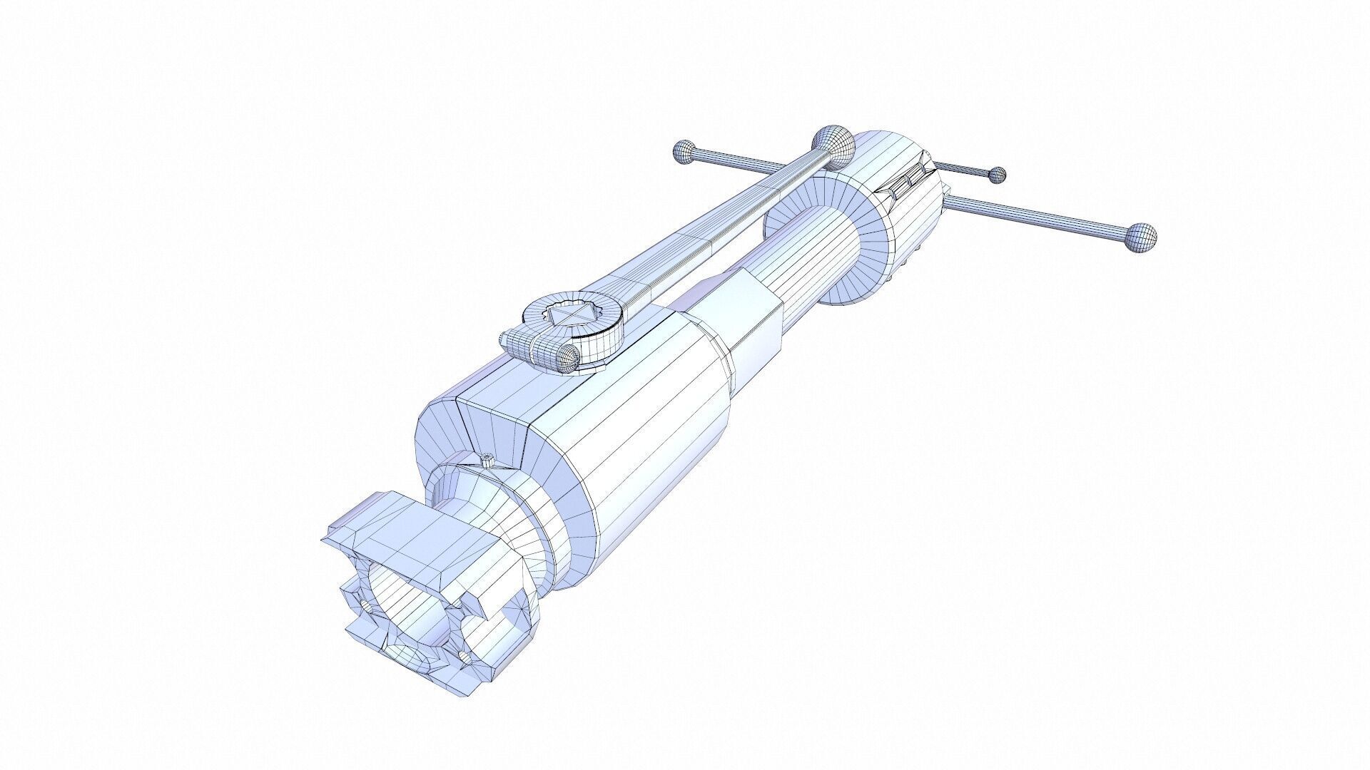 Hydraulic Pressure Tools Low-poly 3D model_15