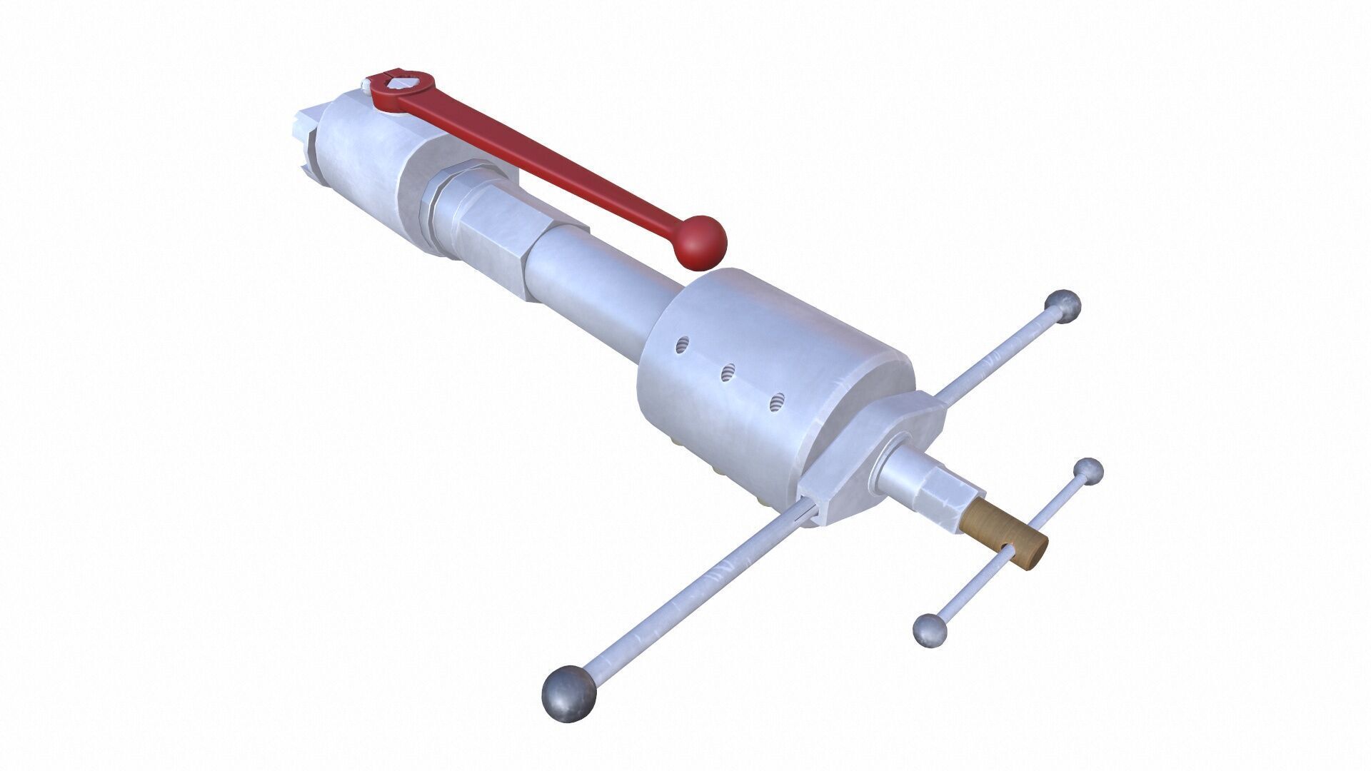 Hydraulic Pressure Tools Low-poly 3D model_8