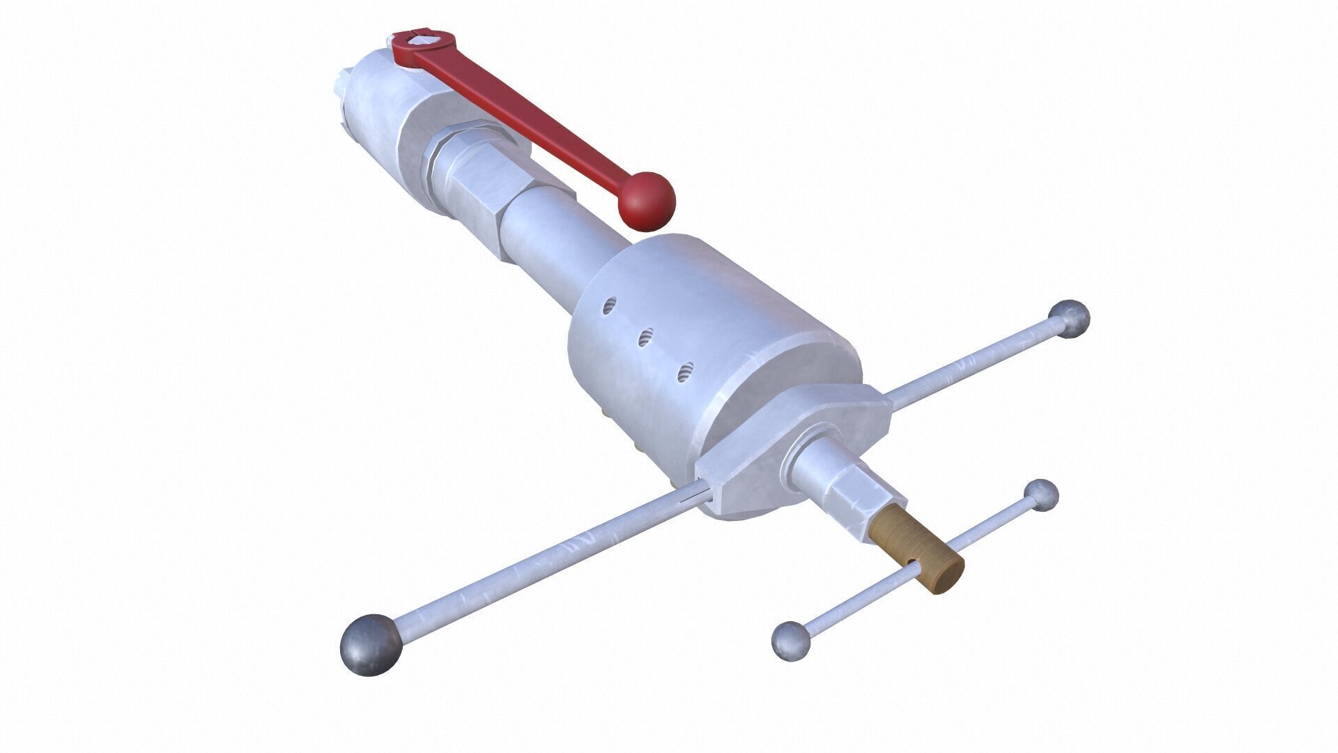 Hydraulic Pressure Tools Low-poly 3D model_9