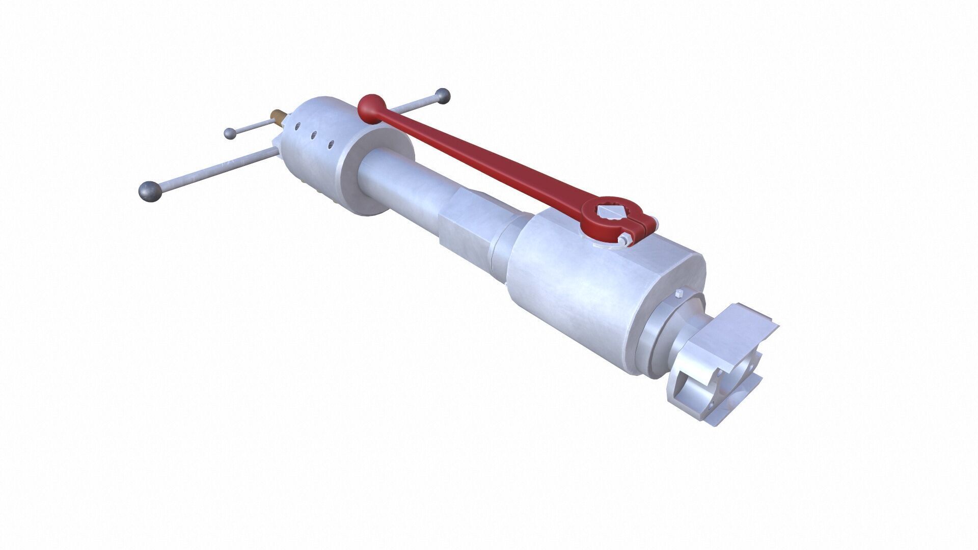 Hydraulic Pressure Tools Low-poly 3D model_3