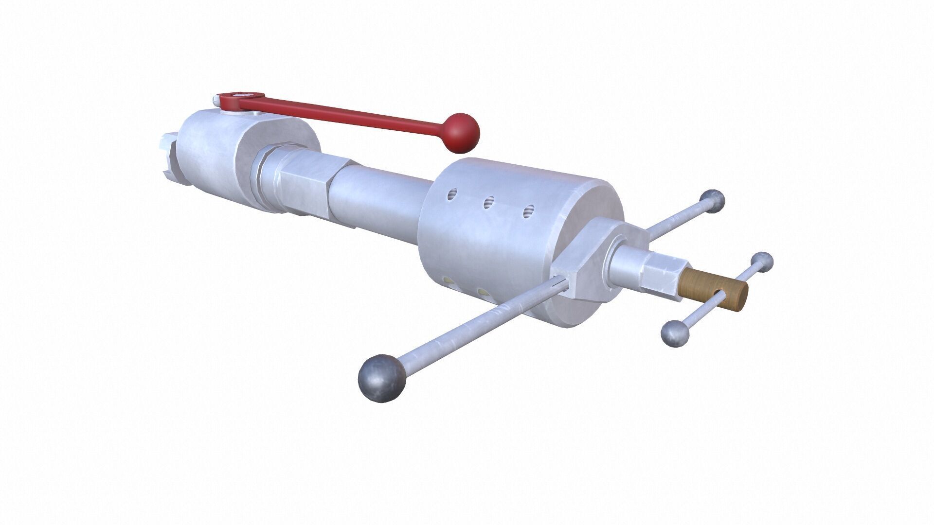 Hydraulic Pressure Tools Low-poly 3D model_12