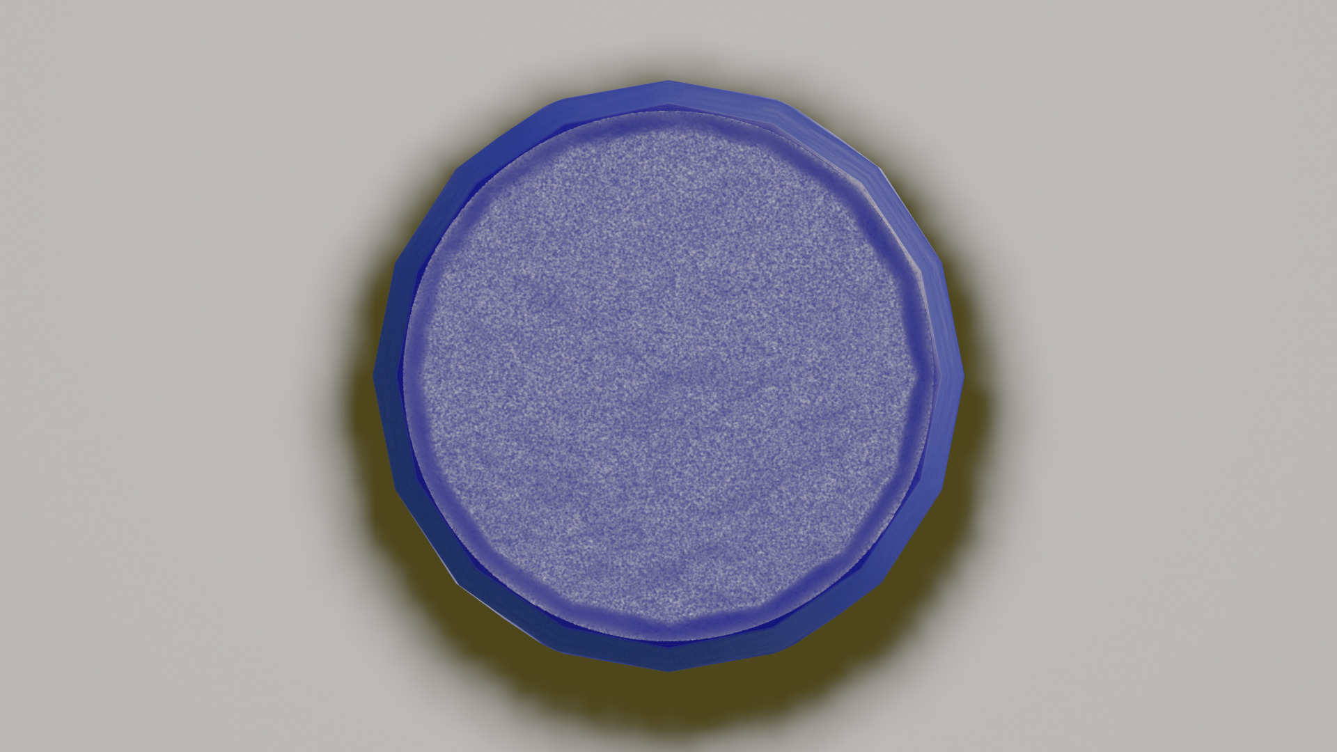 Plastic Tight Head Drum 01 30L Low-poly 3D model_4