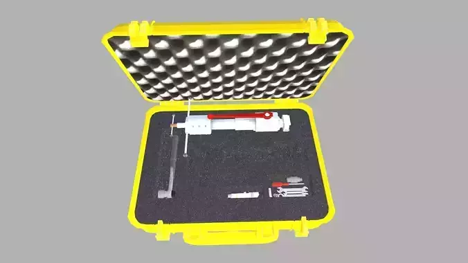 Tool Kit Bag Low-poly 3D model