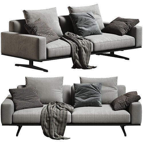 Soft Dream Sofa 2 Seats 3D model