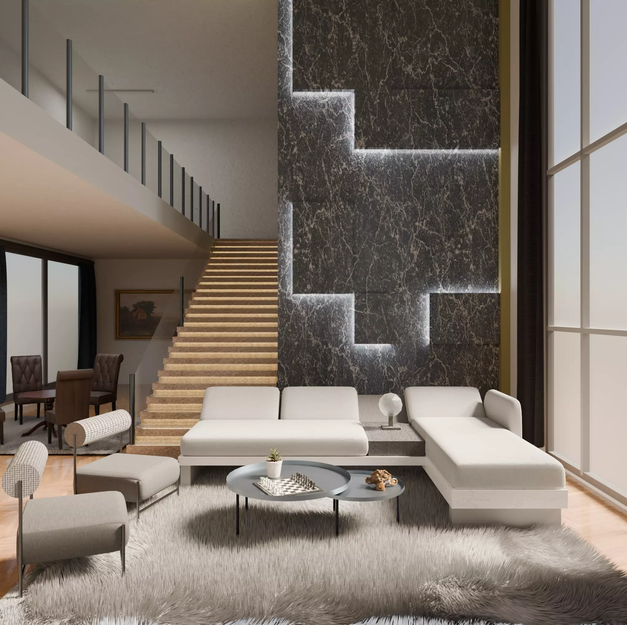 Interior of Livingroom Free 3D model