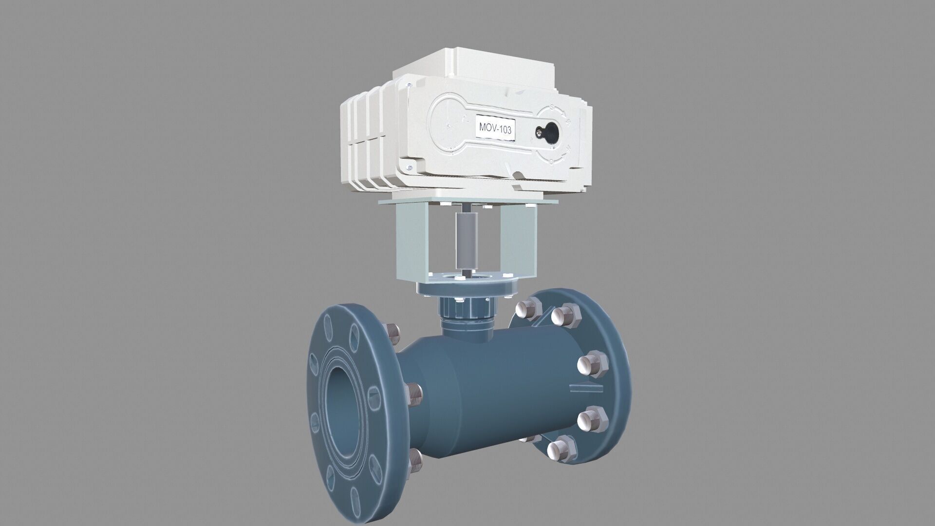 Valve Low-poly 3D model_2