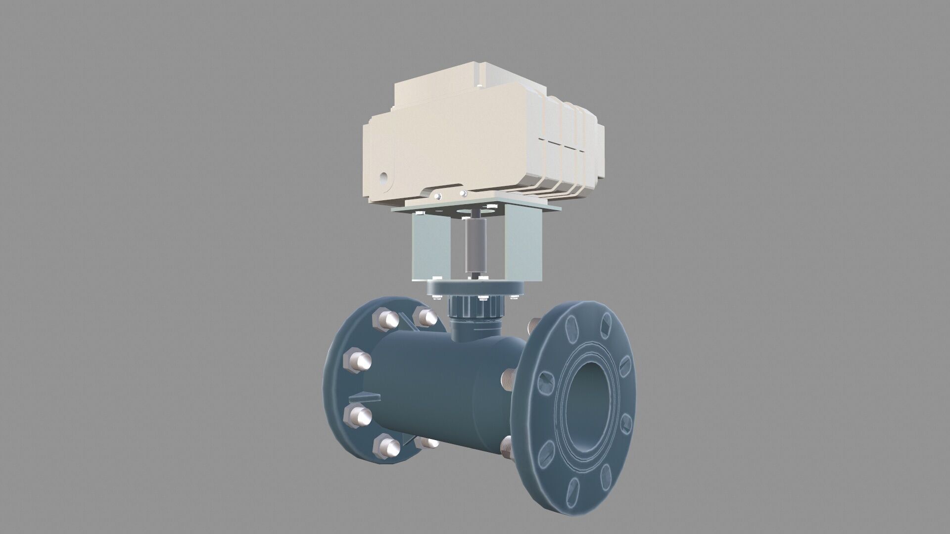 Valve Low-poly 3D model_3