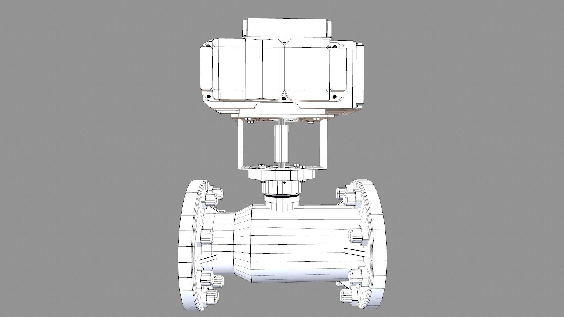 Valve Low-poly 3D model_8