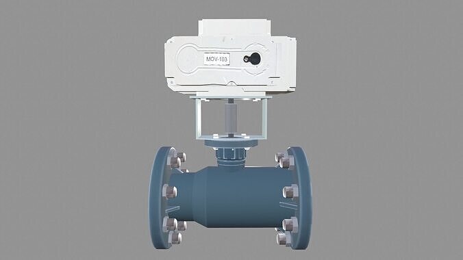 Valve Low-poly 3D model