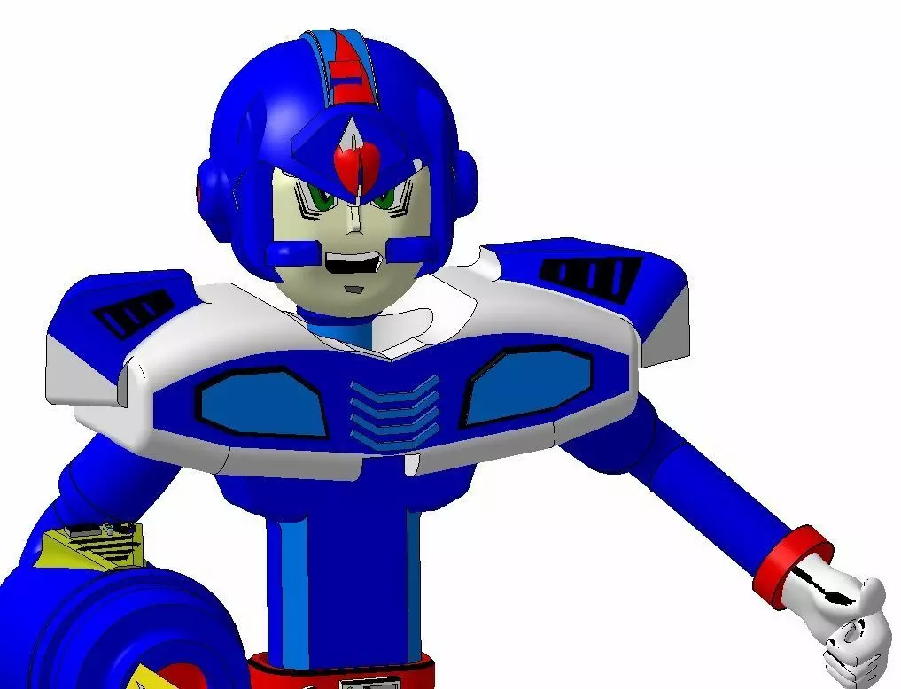 MEGA MAN 2024 -  TCS - Criando a arte divertida  3D print model_0