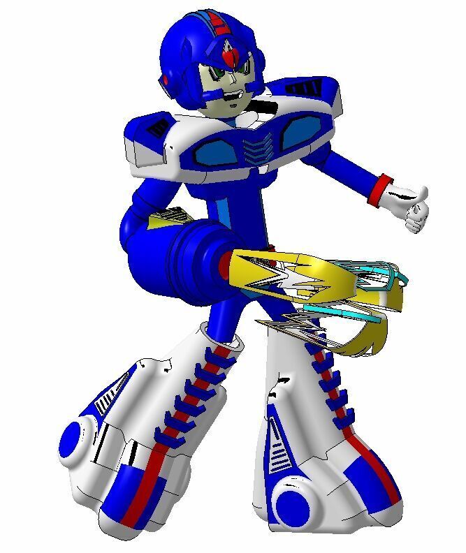 MEGA MAN 2024 -  TCS - Criando a arte divertida  3D print model_2