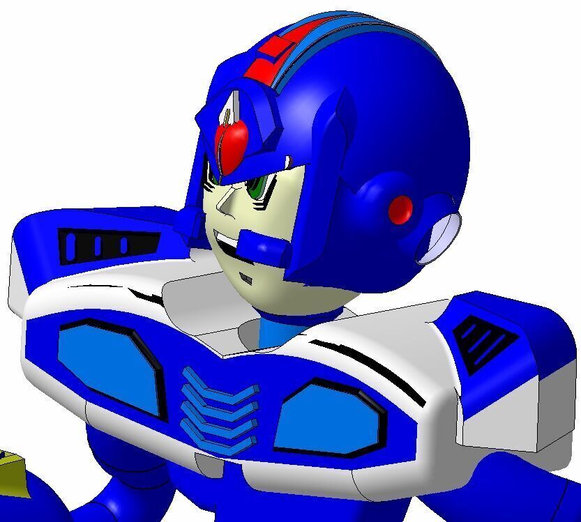 MEGA MAN 2024 -  TCS - Criando a arte divertida  3D print model_4