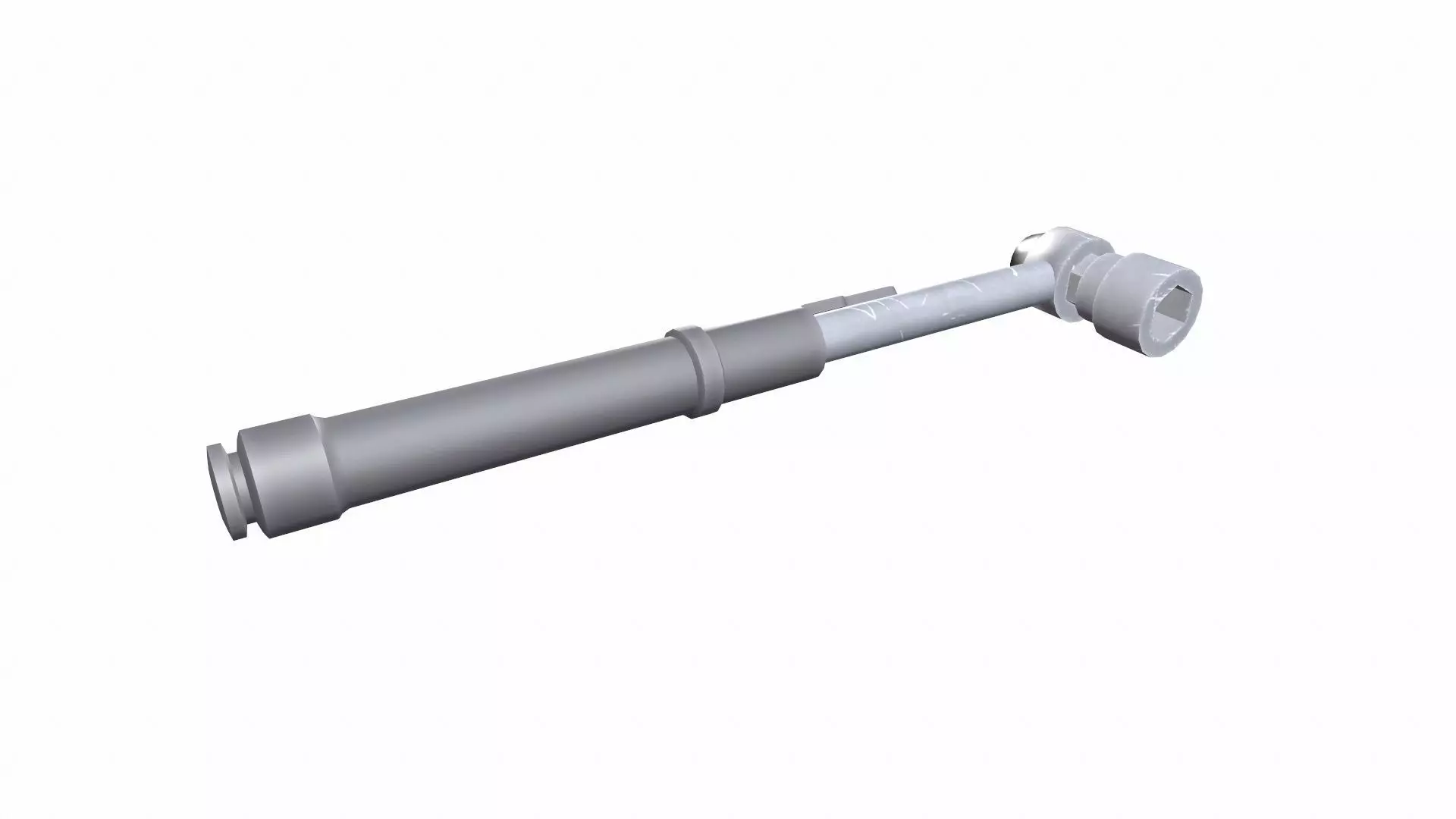 Wrench Tool Low-poly 3D model_0