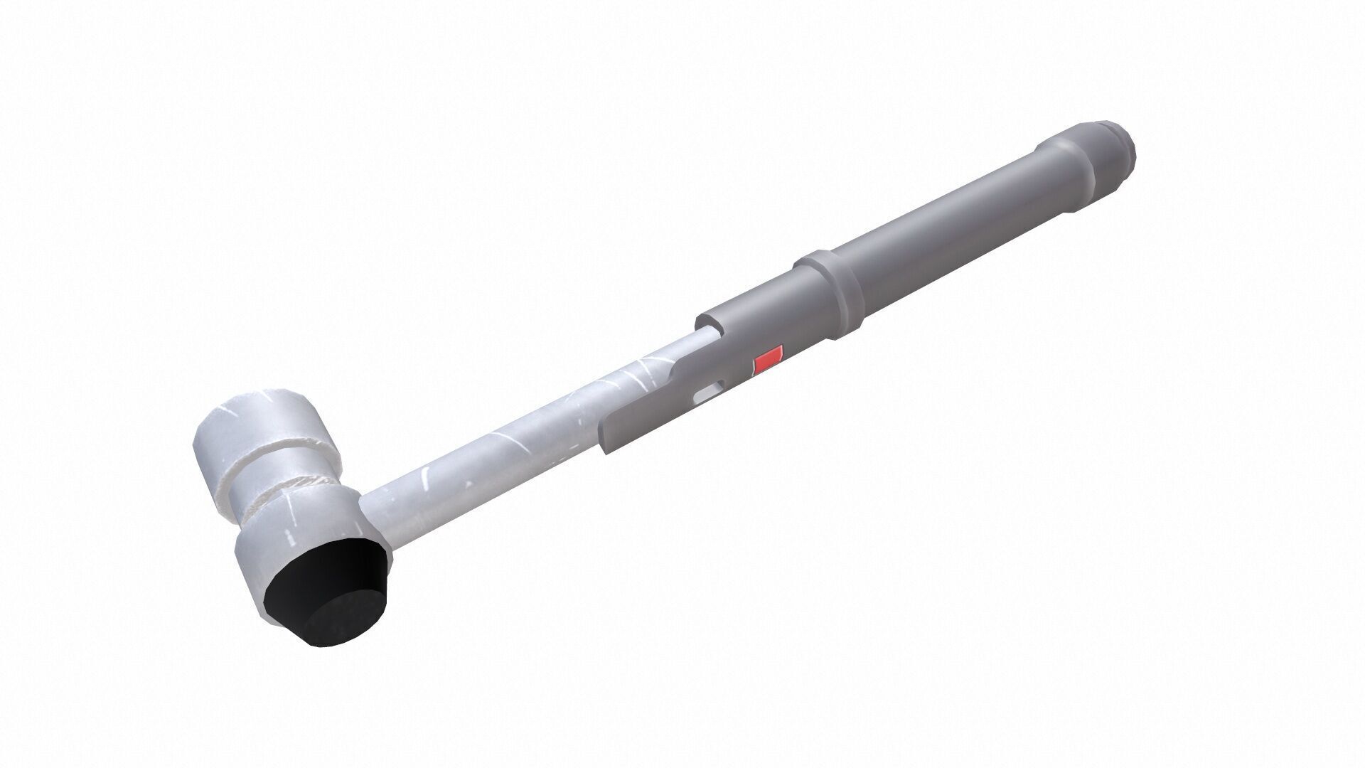 Wrench Tool Low-poly 3D model_7