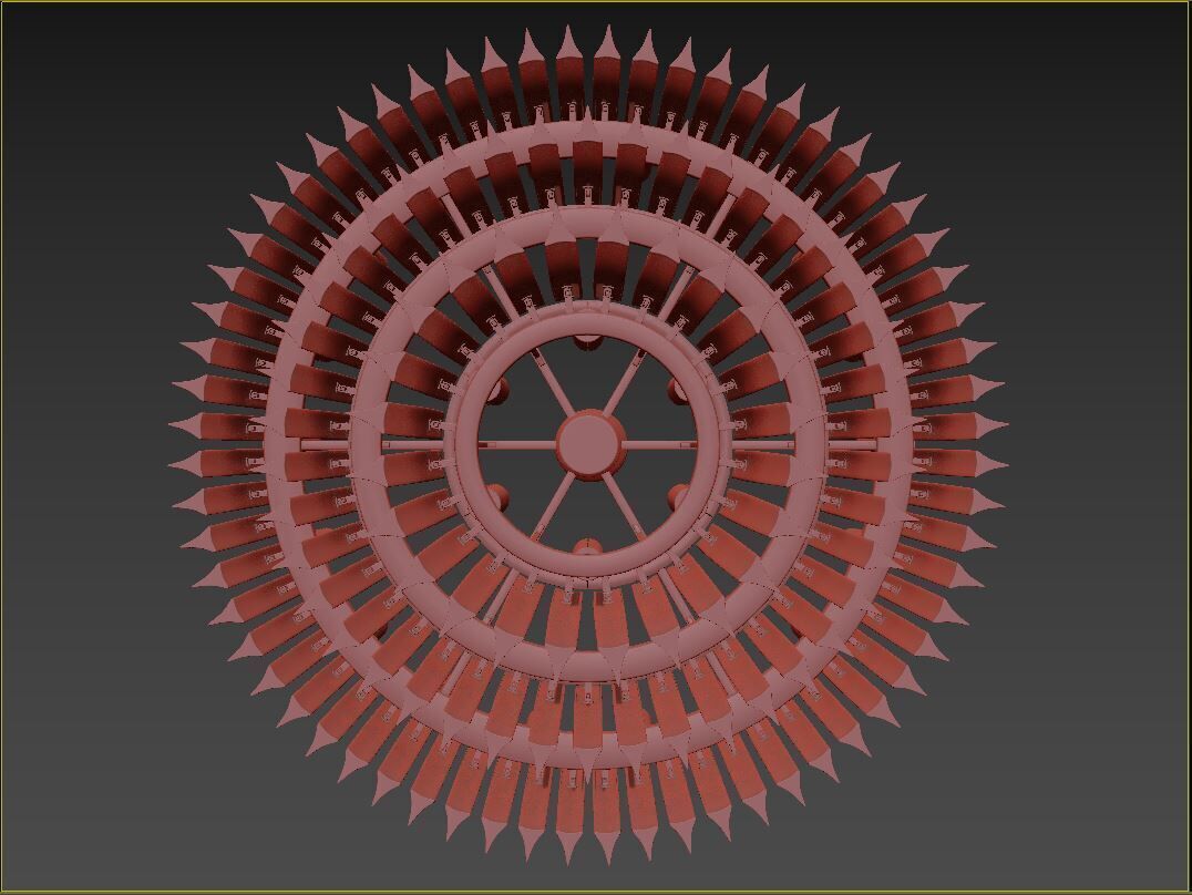 Rhine Three Tier Chandelier 3D model_9