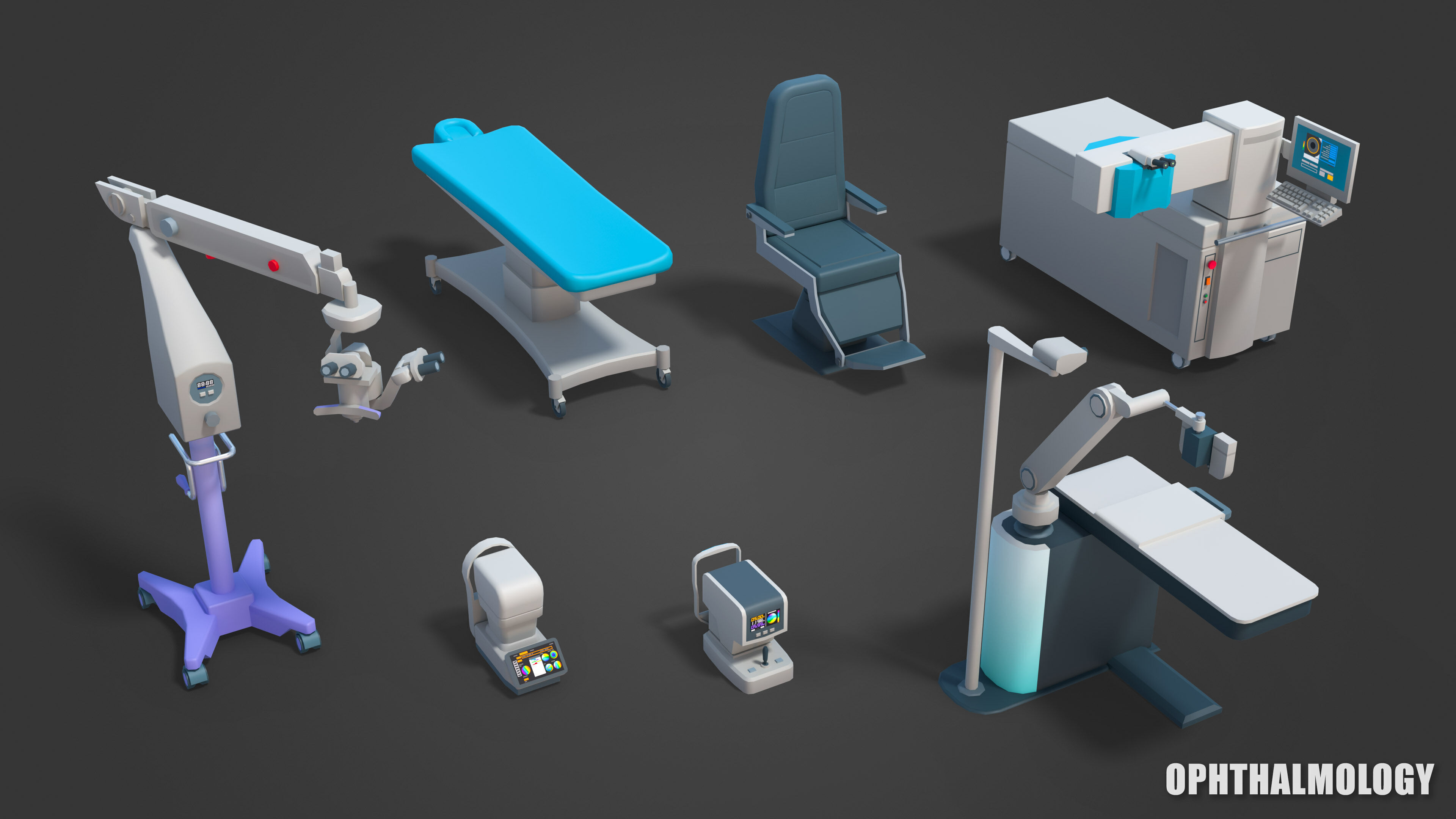 Medical Pack Low-poly 3D model_15