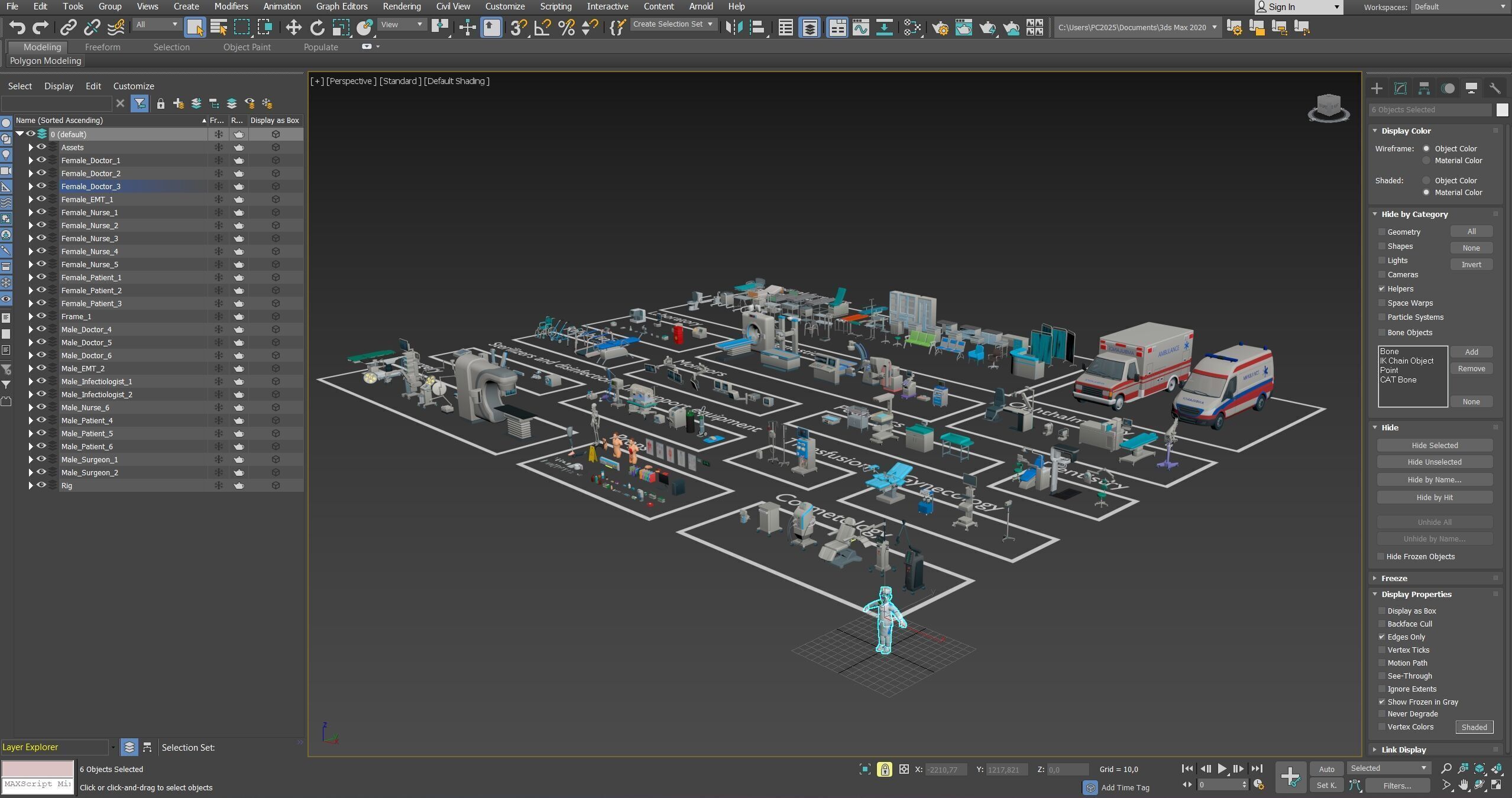 Medical Pack Low-poly 3D model_34