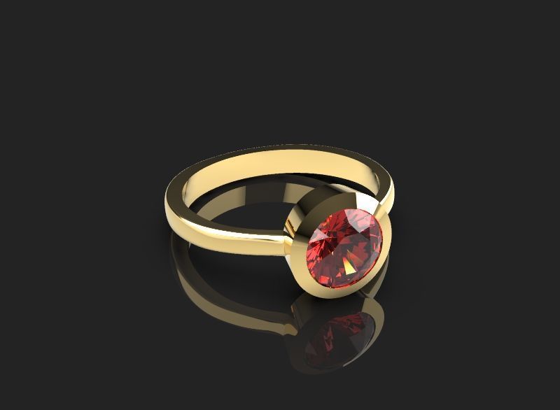 5 Minimal Rings - Pack 3D Model Collection _18
