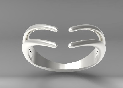 5 Minimal Rings - Pack 3D Model Collection _28