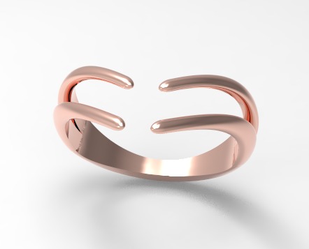 5 Minimal Rings - Pack 3D Model Collection _24