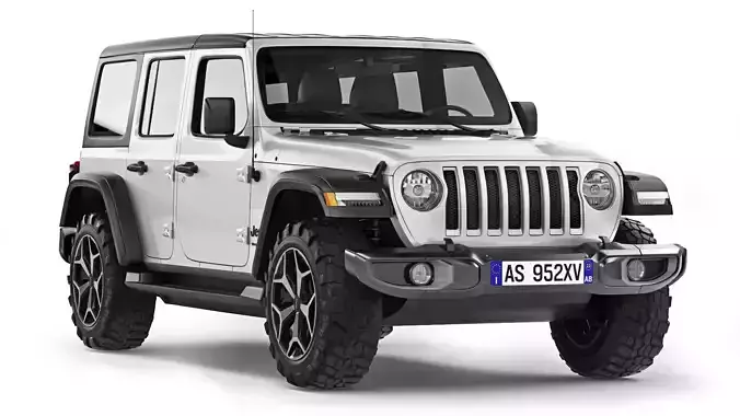 Jeep Wrangler 2018 3D model