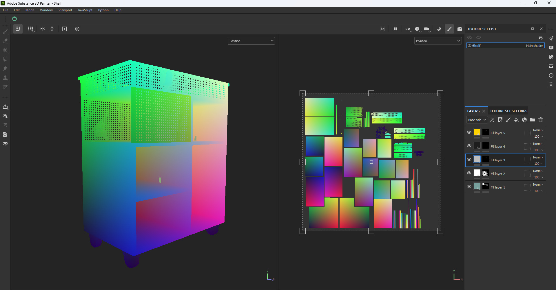 Utility Trolley Cart Low-poly 3D model_17