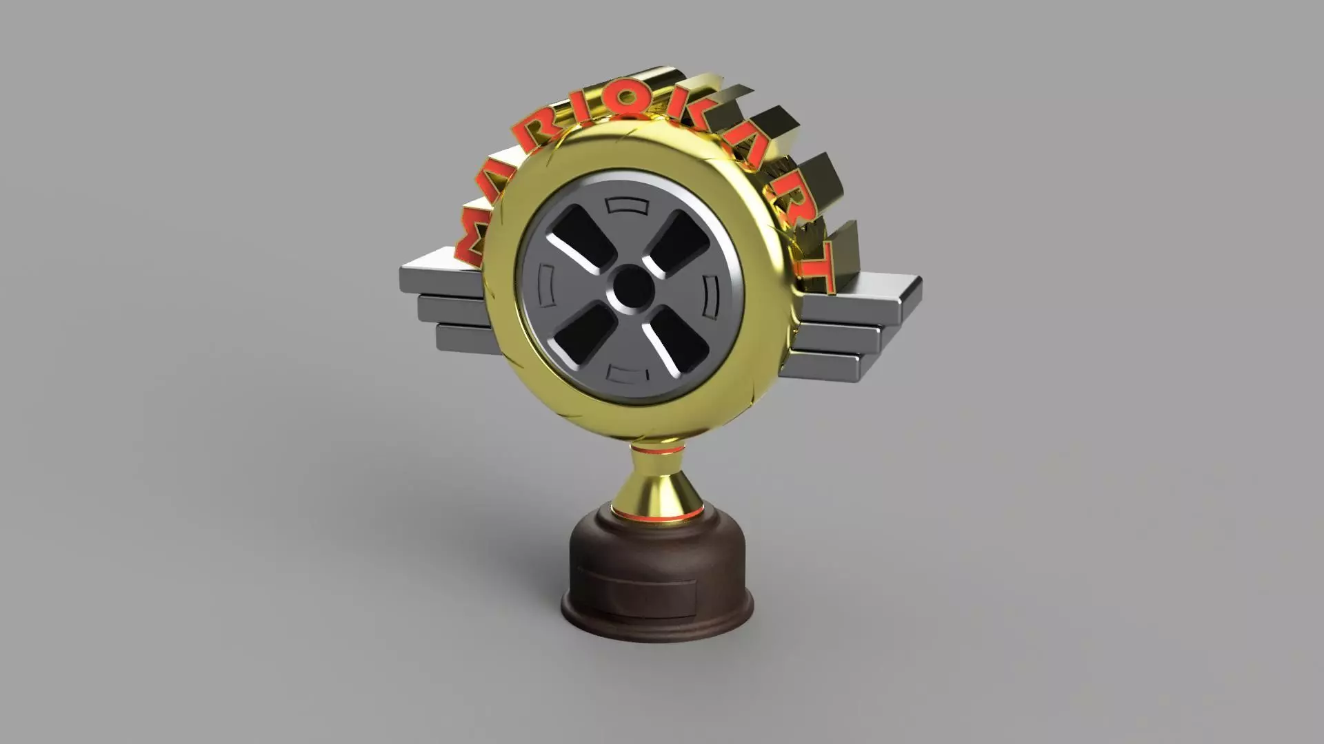 Mario Kart 8 Online Trophy 3D print model