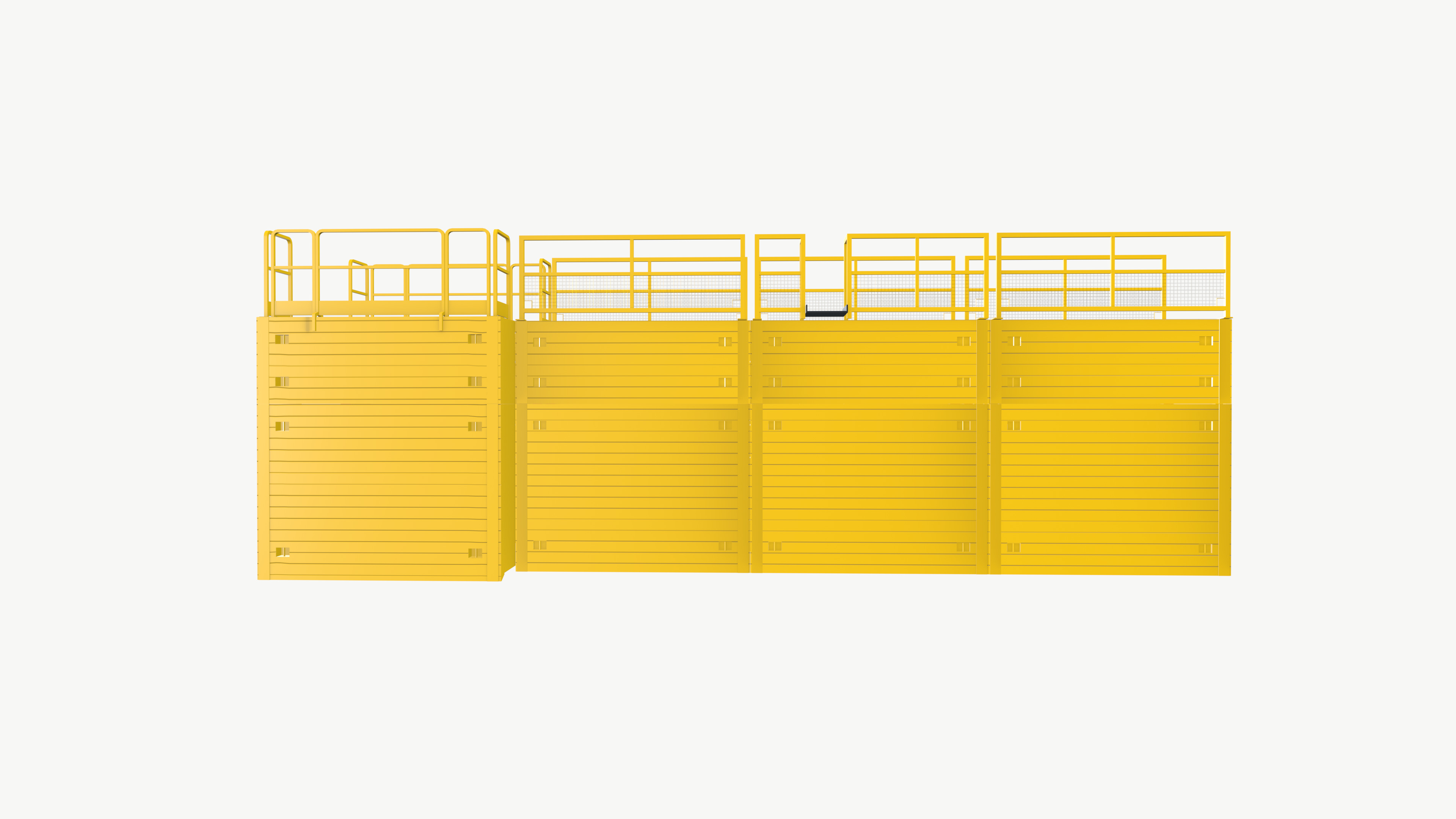 Shoring Setup Low-poly 3D model_6