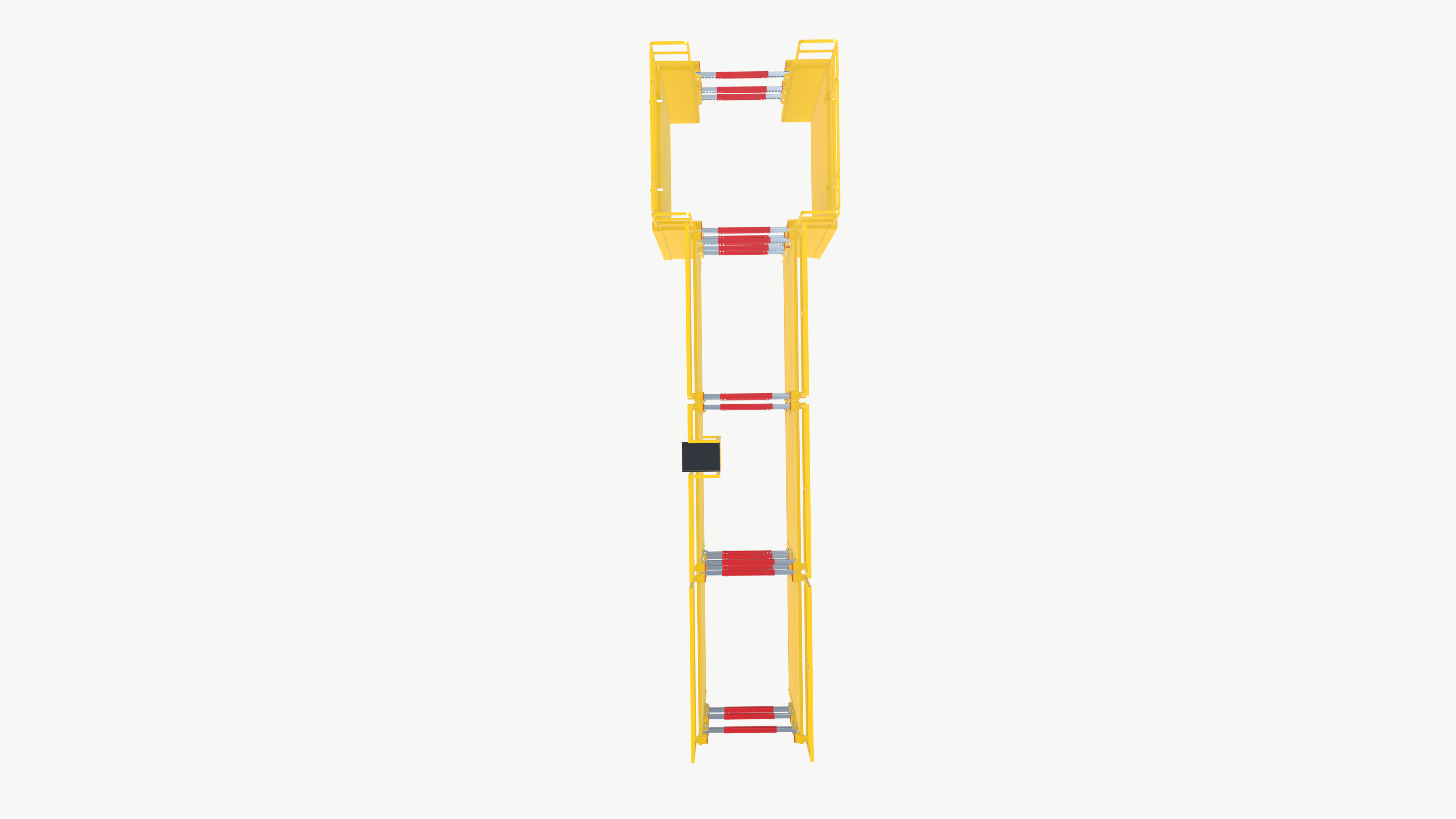 Shoring Setup Low-poly 3D model_2