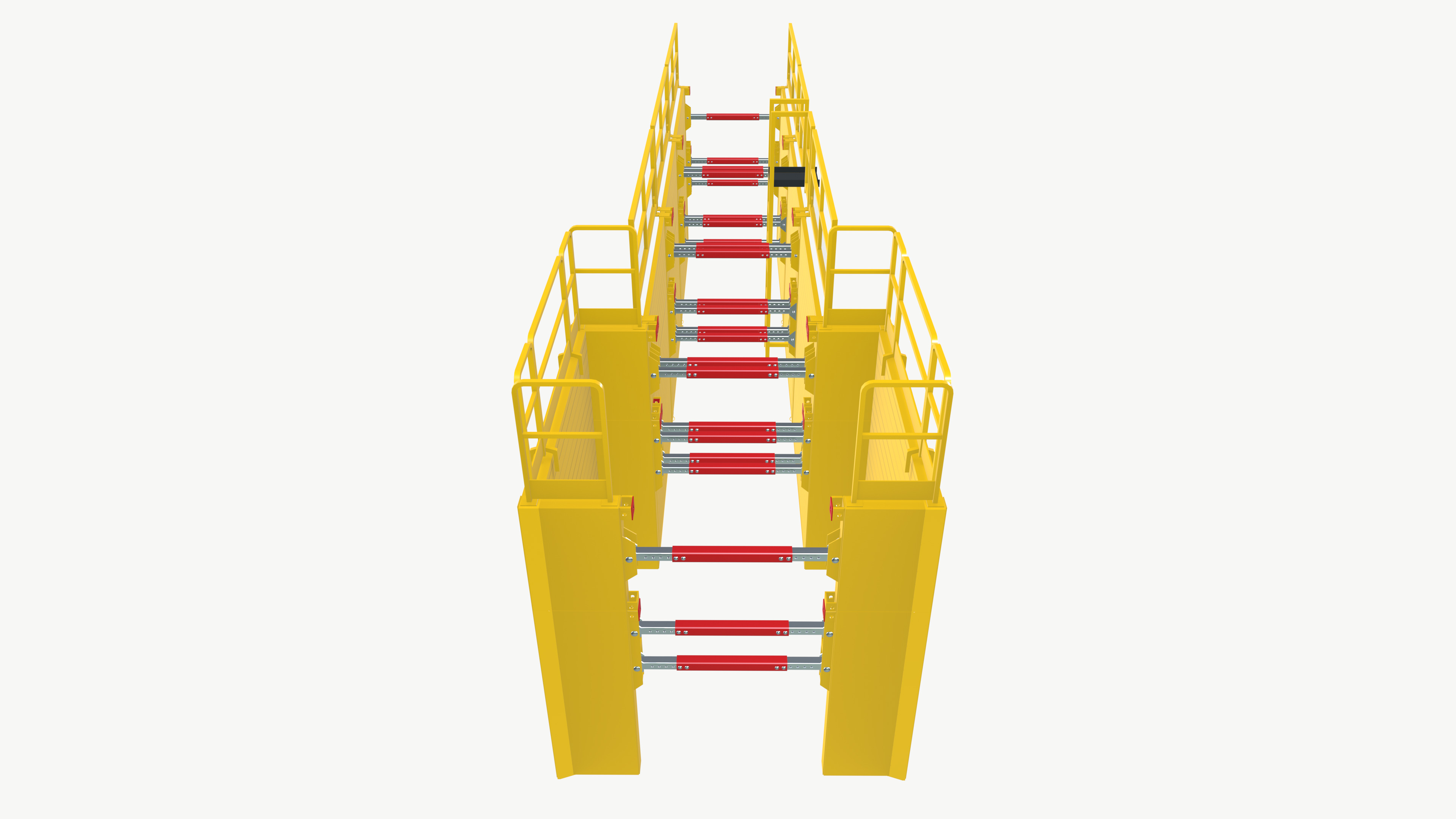 Shoring Setup Low-poly 3D model_4