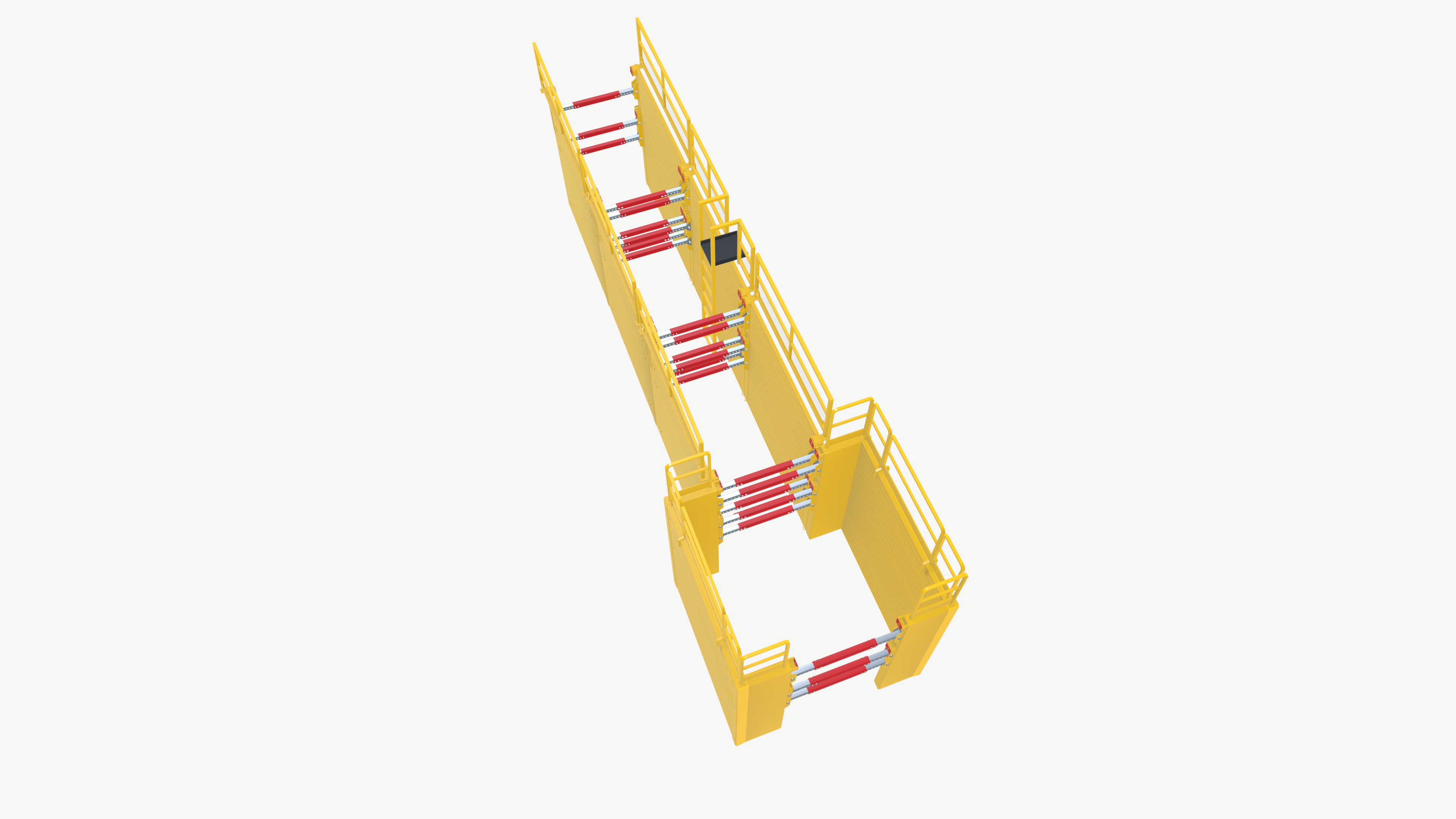 Shoring Setup Low-poly 3D model_3