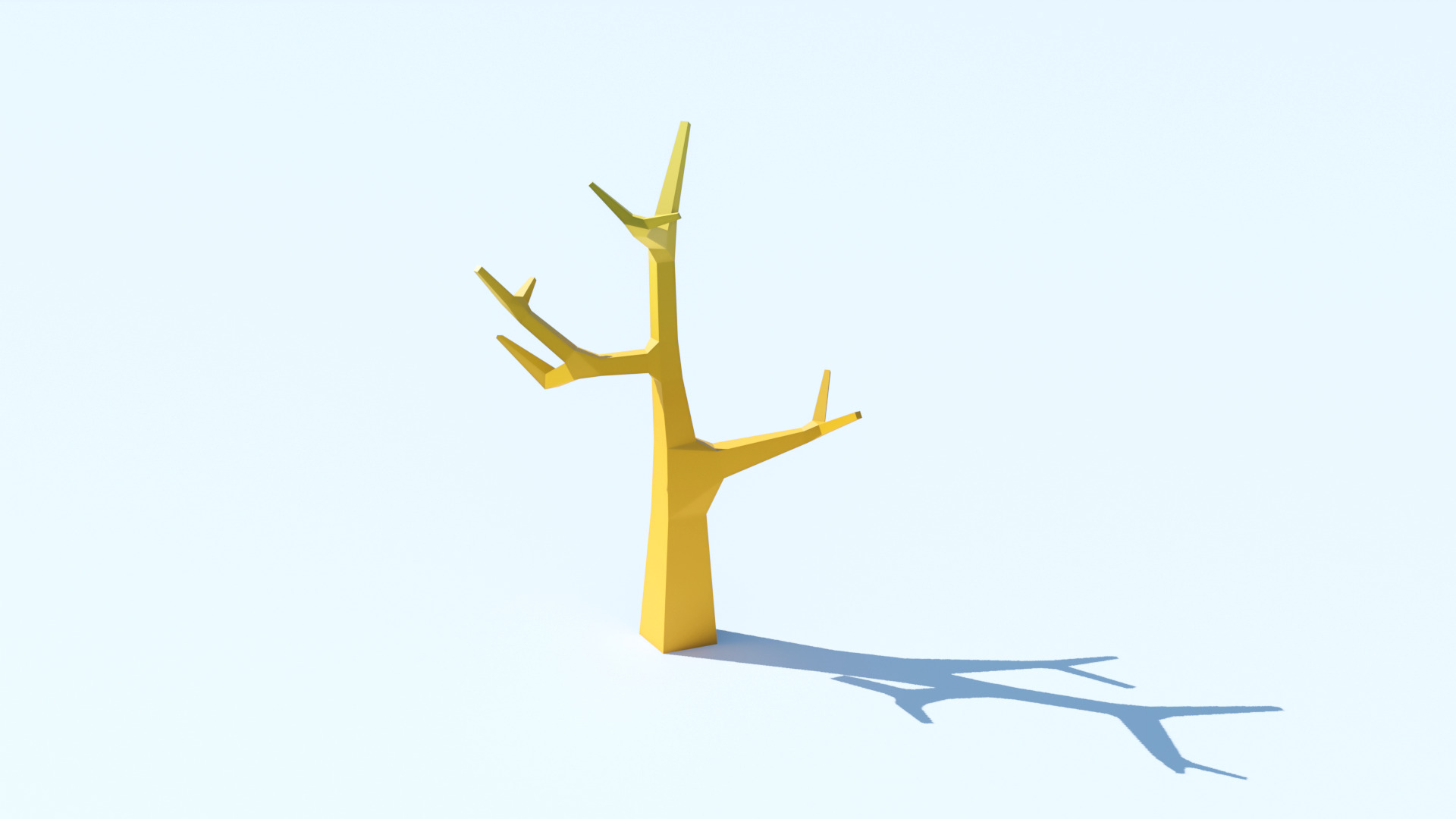 Pack of 8 Corals and Marine Plants Low-poly 3D model_12