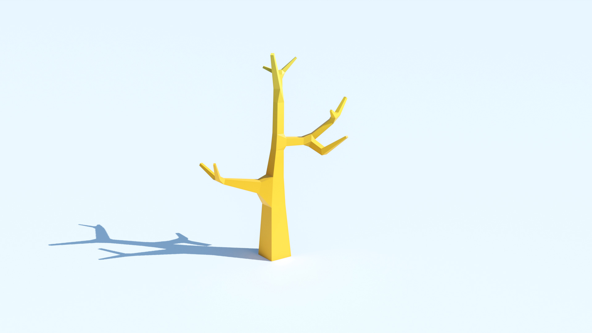 Pack of 8 Corals and Marine Plants Low-poly 3D model_11